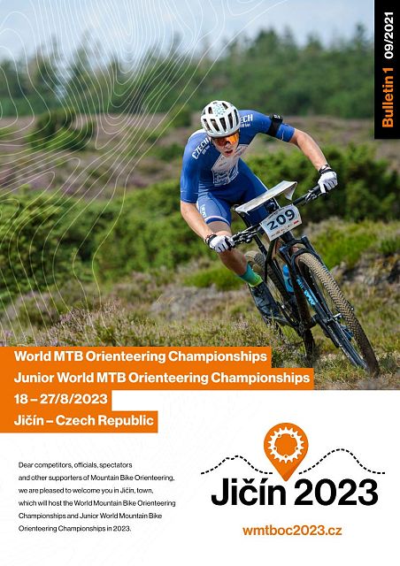 First bulletin of the upcoming World Championship in MTBO 2023 in Jičín is out!